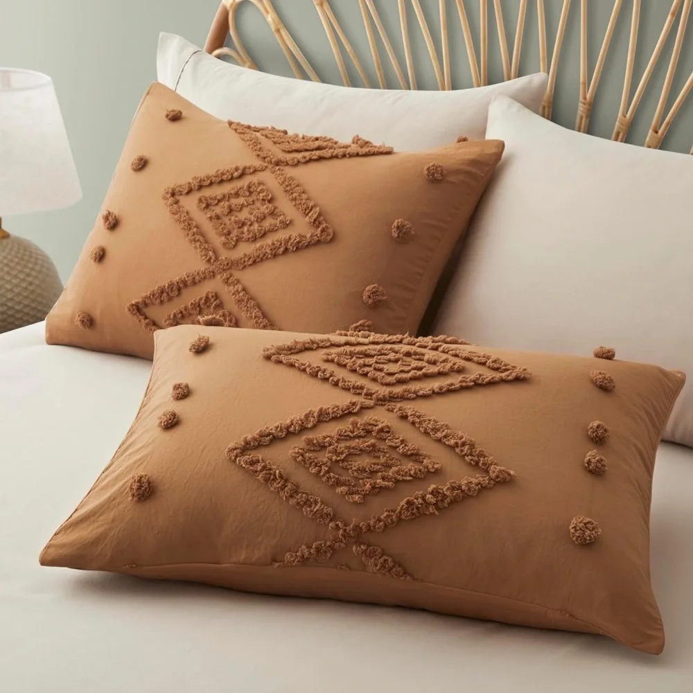 New Boho Brown Duvet Covers Set